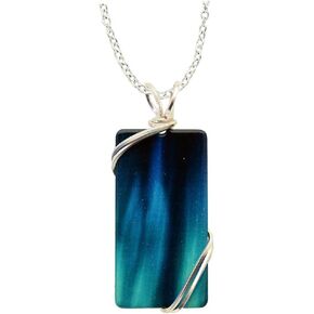 d'ears Aurora Necklace made in the U.S.A, 18" stainless steel chain