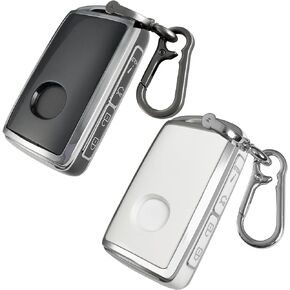 Key Fob Cover for Mazda CX5 CX50 CX30 - Soft TPU Key Fob Case for Mazda 3 Hatchback 6 CX9 with Key Chains 2019-2024 (Pack of 2)