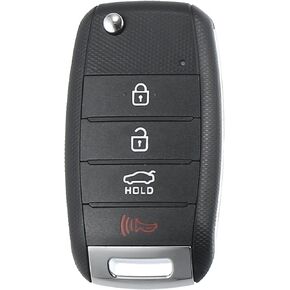 X AUTOHAUX 4 Button Car Keyless Entry Remote Control Key Fob Proximity Smart Fob OSLOKA-875T FSK for Kia Forte 2017-2018 433MHz 60 Chip