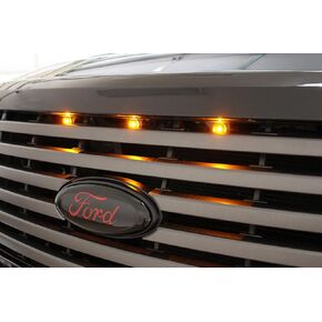 Starkey Products 2009-2014 Raptor Style LED Amber Grille Lights Kit - Fits Ford F-150