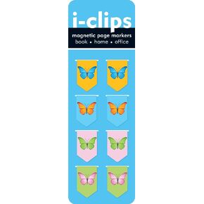 Butterflies i-Clips Magnetic Bookmarks