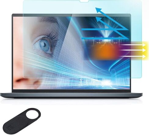 MUBUY-GOL Anti Blue Light Screen Protector for Dell Inspiron 16 5635 5630 5625 5620 Laptop (16 Inch), Eye Protection Anti Blue Light Filter, UV Blocker Eye Protection Film, Anti Fingerprin in Saudi Arabia