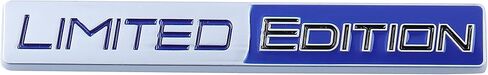 Limited Edition Emblem 3D Metal Badges Decal Sticker Auto Racing Sport Emblem for Rear Trunk Side Car Sticker Accessories (2X Black red) in Saudi Arabia