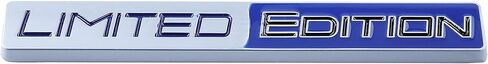 Limited Edition Emblem 3D Metal Badges Decal Sticker Auto Racing Sport Emblem for Rear Trunk Side Car Sticker Accessories (2X Black red) in Saudi Arabia