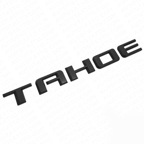 3pack OEM 2021 Tahoe Emblem 3D Letters Badge Replacement for 2019-2021 Tahoe Genuine 84910058 Glossy Black in Kuwait