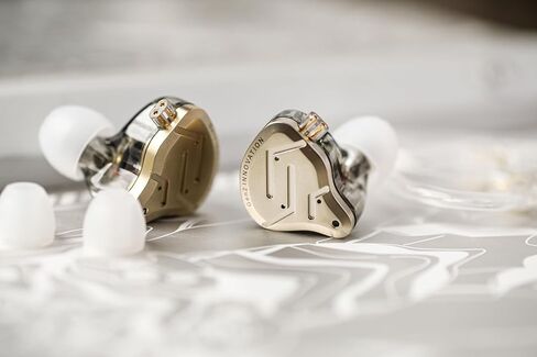 Linsoul KZ ZSN Pro Dual Driver 1BA+1DD Hybrid Metal Earphones HiFi in-Ear Monitor with Detachable 2Pin Cable, Zin Alloy Panel (with Mic, Black) in Saudi Arabia