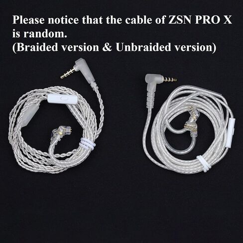 Linsoul KZ ZSN Pro Dual Driver 1BA+1DD Hybrid Metal Earphones HiFi in-Ear Monitor with Detachable 2Pin Cable, Zin Alloy Panel (with Mic, Black) in Saudi Arabia