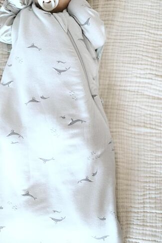 كيس نوم للأطفال من GUNAMUNA قابل للارتداء للجنسين مع سحاب سهل الحفاضات، 0-3 أشهر، 1.0 TOG، Dino in Kuwait