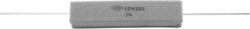 NTE Electronics 25W210 مقاوم لجروح الأسلاك السيرميتية، تسامح 5%، رصاص محوري، 25 وات، مقاوم للاشتعال، مقاومة 1000 أوم in Saudi Arabia