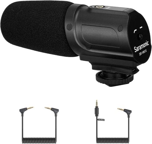 Saramonic Ultra-Compact On-Camera Shotgun Microphone for Recording Audio in Saudi Arabia