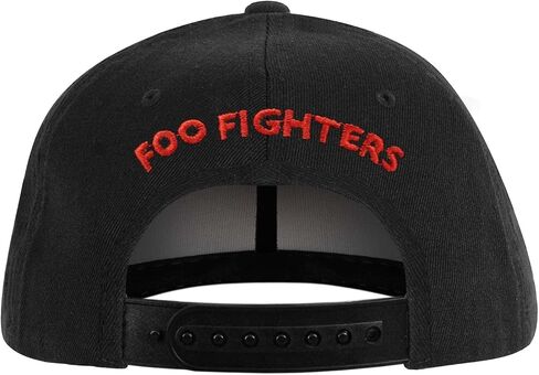 Foo Fighters Men's Red Circle Logo Baseball Cap Black in Saudi Arabia
