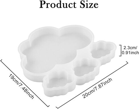 2PCS Storage Box with Lids Candle Jar Molds Set, Tea Light Candle Holder Silicone Molds for Resin, Round Shape Tealight Candle Molds for Epoxy Casting DIY Projects in Saudi Arabia