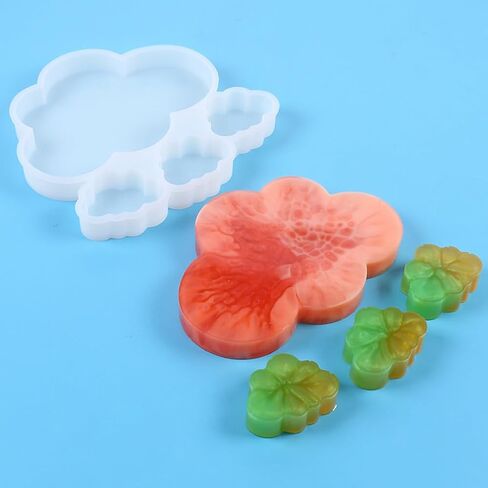 2PCS Storage Box with Lids Candle Jar Molds Set, Tea Light Candle Holder Silicone Molds for Resin, Round Shape Tealight Candle Molds for Epoxy Casting DIY Projects in Saudi Arabia