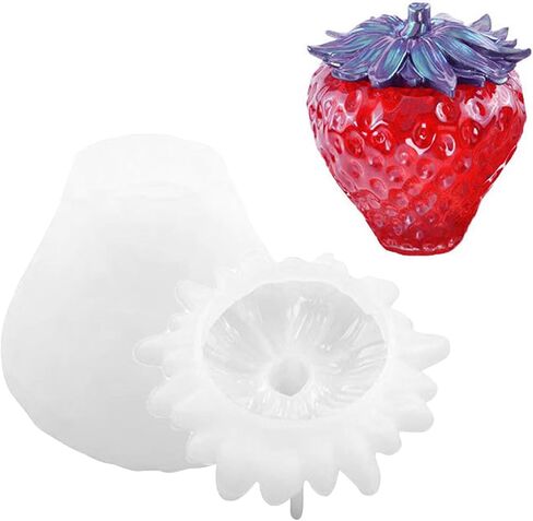 2PCS Storage Box with Lids Candle Jar Molds Set, Tea Light Candle Holder Silicone Molds for Resin, Round Shape Tealight Candle Molds for Epoxy Casting DIY Projects in Saudi Arabia