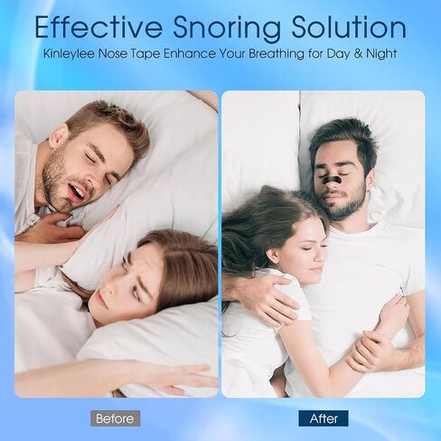 Nasal Strips for Snoring, Stretchable Sleeping Nose Tape for Day & Night- Black Nose Strips for Breathing-Upgraded Matierial No Latex Breathable Bamboo Silk Extra Strength-30 Count 1 Month Supply in Saudi Arabia