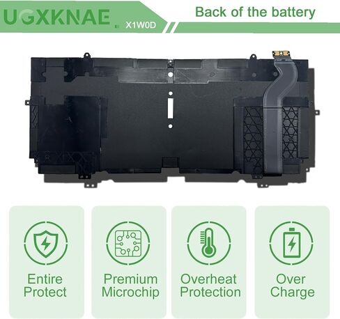 X1W0D Laptop Battery for Dell XPS 13 7390 2-in-1 XPS 13 9310 2-in-1 Series Notebook 52TWH DD9VF 0DD9VF XX3T7 0XX3T7 00FDRT P103G P103G001 P103G002 X1WOD 7.6V in Saudi Arabia