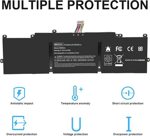 ME03 ME03XL بطارية كمبيوتر محمول لسلسلة HP Stream 11-D 13-C 13-c110nr 13-c010nr 13-c014tu 11-d010nr 11-d020nr 11-d010wm 11-d011wm Notebook 787521-005 787089-541 TPN-Q15 4 تي بي إن-Q155 تي بي إن- Q156 HSTNN-UB6M in Saudi Arabia