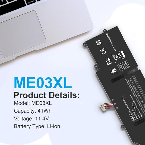 ME03 ME03XL بطارية كمبيوتر محمول لسلسلة HP Stream 11-D 13-C 13-c110nr 13-c010nr 13-c014tu 11-d010nr 11-d020nr 11-d010wm 11-d011wm Notebook 787521-005 787089-541 TPN-Q15 4 تي بي إن-Q155 تي بي إن- Q156 HSTNN-UB6M in Saudi Arabia