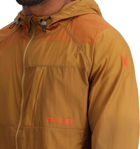 Spyder Mens Boulder Lite Zip Windbreaker Jacket in Saudi Arabia