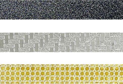 allydrew Glitter and Shine Washi Tapes Decorative Masking Tapes (Set of 3), Gold Glitz and Snake Print in Saudi Arabia