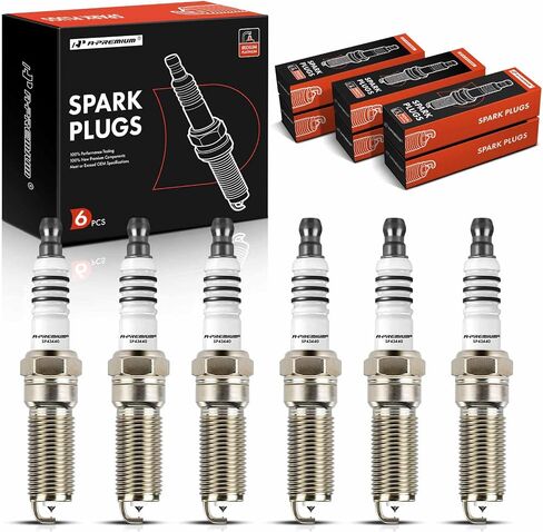 A-Premium 4PCS 4344 Iridium Platinum Spark Plugs Compatible with Mazda 3, 5, 6 & Ford Fusion & Chevrolet Colorado & Buick Verano & Saturn Sky, 2.0L-2.9L, 1995-2018 in Saudi Arabia