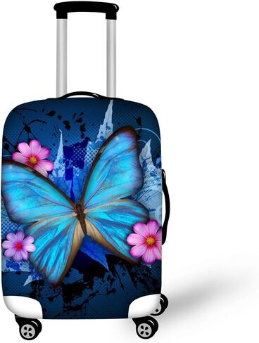 Flower 3D Printed Travel Luggage Cover Baggage Suitcase Protector Fit 26-29 Inch Luggage in Kuwait