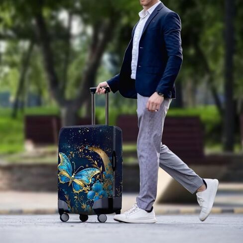 Flower 3D Printed Travel Luggage Cover Baggage Suitcase Protector Fit 26-29 Inch Luggage in Kuwait