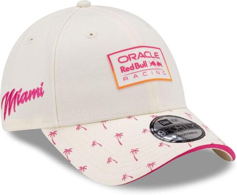 New Era New Red Bull Racing F1 Era 9Forty 2024 إصدار خاص Miami GP Team Hat بيج، 7 3/8 in Saudi Arabia