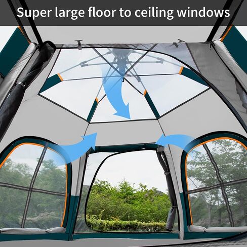 Camping Tent,Instant Tent,Camping Tent for 4-5 Person,Easy Set Up Tent,Waterproof Windproof Backpacking Tent in Saudi Arabia