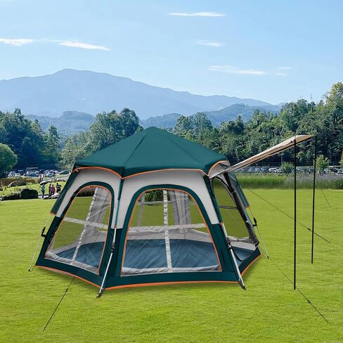 Camping Tent,Instant Tent,Camping Tent for 4-5 Person,Easy Set Up Tent,Waterproof Windproof Backpacking Tent in Saudi Arabia