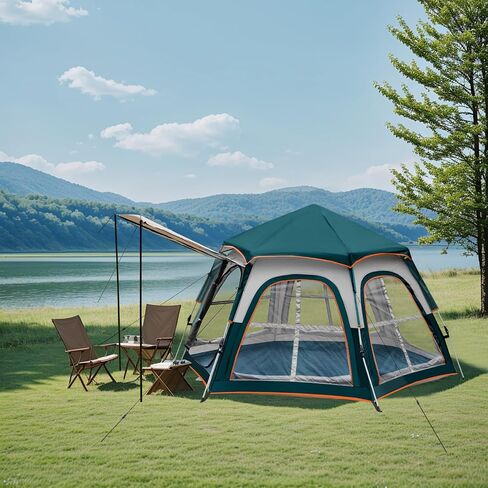Camping Tent,Instant Tent,Camping Tent for 4-5 Person,Easy Set Up Tent,Waterproof Windproof Backpacking Tent in Saudi Arabia