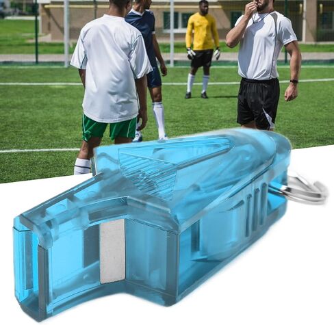 Coaches Referee Whistle with Lanyard, Portable Plastic Whistles for School Sports Soccer Football Basketball and Lifeguard Survival Emergency Dog Training(Sky Blue) in Saudi Arabia
