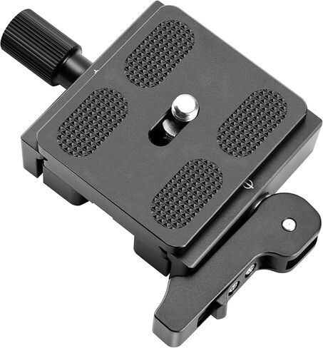 Pu50 Quick Release Plate Mount Adapter for Camera Tripod, Universal Quick Release Plate and Base with 1/4'' or 3/8'' Screw, Fit DSLR Camera Tripod Ball Head in Saudi Arabia