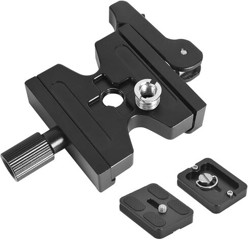 Pu50 Quick Release Plate Mount Adapter for Camera Tripod, Universal Quick Release Plate and Base with 1/4'' or 3/8'' Screw, Fit DSLR Camera Tripod Ball Head in Saudi Arabia