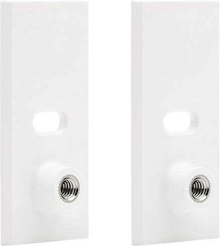 Holicfun Mounting Plate Adapter for Spotlight Cam Pro and Spotlight Cam Plus, Works with Standard 1/4 Inch-20 Threaded Camera Mounts (2-Pack, White) in Saudi Arabia
