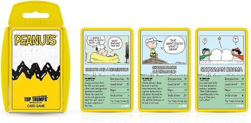 لعبة بطاقات Top Trumps Peanuts - ألعاب عائلية للأطفال والكبار - ألعاب تعليمية - ألعاب بطاقات للأطفال للاعبين وأكثر - ألعاب حرب الأطفال - حروب البطاقات - للأطفال بعمر 6 سنوات فما فوق in Saudi Arabia