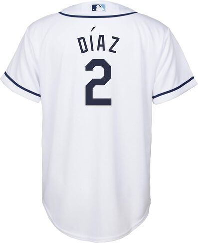 Yandy Diaz Tampa Bay Rays MLB Kids Youth 8-20 White Home Player Jersey in Saudi Arabia