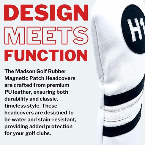 Cart Magnet Headcovers - Stylish & Protective Club Covers for Golf Clubs, with Rubber Cart Magnet for Secure Positioning and Quick Access, Magnetic Golf Accessories, Golf Cart Accessories in Saudi Arabia