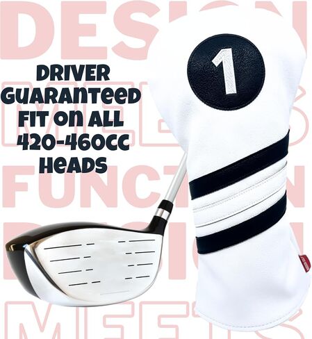 Cart Magnet Headcovers - Stylish & Protective Club Covers for Golf Clubs, with Rubber Cart Magnet for Secure Positioning and Quick Access, Magnetic Golf Accessories, Golf Cart Accessories in Saudi Arabia