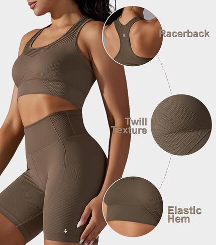 حمالة صدر رياضية للنساء من Orolay بدون خياطة حمالة صدر لليوجا بدون سلك وظهر متسابق للتمرين في صالة الألعاب الرياضية مع وسادات قابلة للإزالة in Kuwait