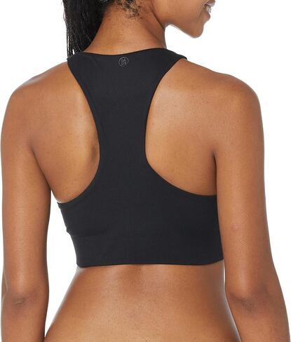 Sage Collective Women's Moisture Wicking Racerback Wirefree Stretch Front Zipper Padded Athletic Yoga Sports Bra in Saudi Arabia