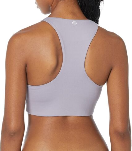 Sage Collective Women's Moisture Wicking Racerback Wirefree Stretch Front Zipper Padded Athletic Yoga Sports Bra in Saudi Arabia