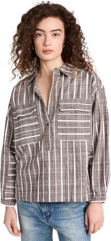 Women's Kava Button Up Popover in Saudi Arabia