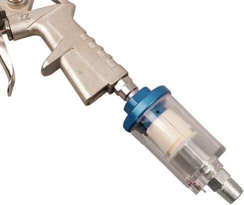 Water Oil Separator, 1/4 Inch NPT Airbrush Filter Moisture Separator for Spray Gun Air Line Compressor Tools Accessories (1) in Saudi Arabia