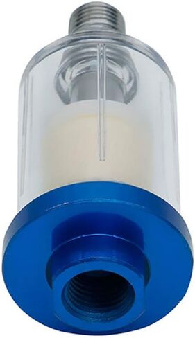 Water Oil Separator, 1/4 Inch NPT Airbrush Filter Moisture Separator for Spray Gun Air Line Compressor Tools Accessories (1) in Saudi Arabia
