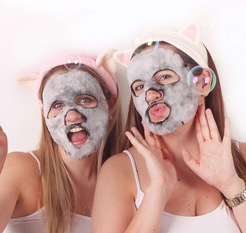 Bubble Bubble Pop, Pore Cleansing & Foaming Facial Mask with Activated Charcoal, Purify, Deep Clean & Reduce Sebum, For Normal, Oily, Combination Skin, Korean Skincare (1 Pack) in Saudi Arabia