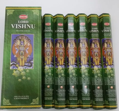 Hem Lord Vishnu Hexa Incense Stick, 6packs X 20 Sticks= 120 Sticks in Saudi Arabia