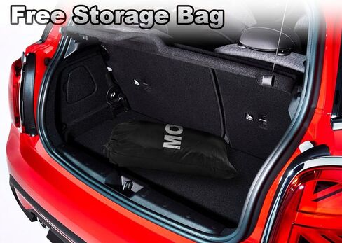 غطاء سيارة مناسب لـ 2002-2024 Mini Cooper/Cooper S/Hardtop/Convertible 2-Door، 6 طبقات غطاء سيارة كامل مع أشرطة، حقيبة تخزين، مقاوم لجميع الأحوال الجوية والغبار والمطر والحماية من الأشعة فوق البنفسجية للسيارات in Kuwait