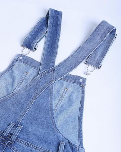 Kedera Womens Overalls Denim Loose Fit Wide Leg Adjustable Baggy Jeans Jumpsuit Y2K Comfy in Saudi Arabia