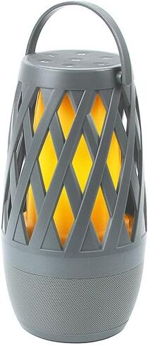 Limitless TikiTunes Pro Portable Bluetooth 10-Watt Speaker with 3-Mode LED Flame Light, Pair up to 100 Speakers, 4000 mAh Battery for iPhone/iPad/Android (Graphite) in Kuwait